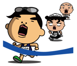 The running boy sticker #472767