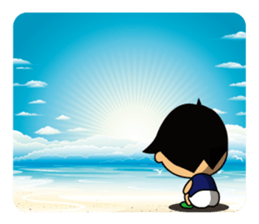 The running boy sticker #472769