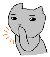 To be pretty is not a cat sticker #472779