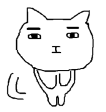 To be pretty is not a cat sticker #472780