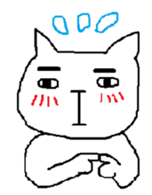 To be pretty is not a cat sticker #472783