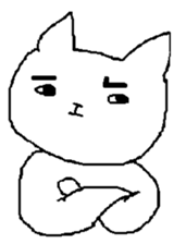 To be pretty is not a cat sticker #472787