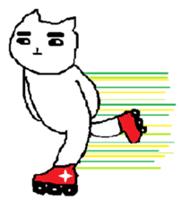 To be pretty is not a cat sticker #472797