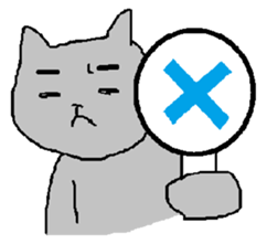 To be pretty is not a cat sticker #472799