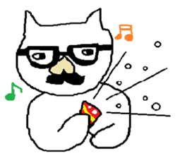 To be pretty is not a cat sticker #472804