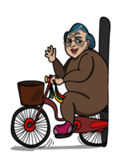 OJISAN from another world. sticker #474187