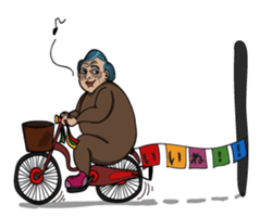 OJISAN from another world. sticker #474188