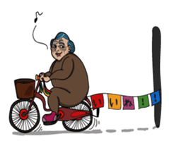 OJISAN from another world. sticker #474188