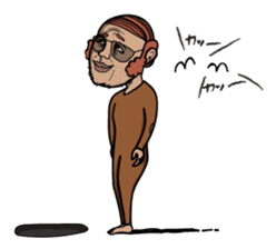 OJISAN from another world. sticker #474192