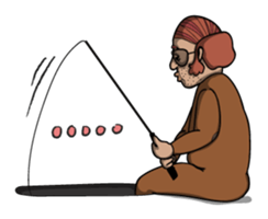 OJISAN from another world. sticker #474197