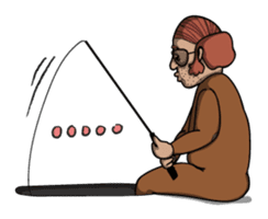 OJISAN from another world. sticker #474197