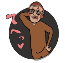 OJISAN from another world. sticker #474204