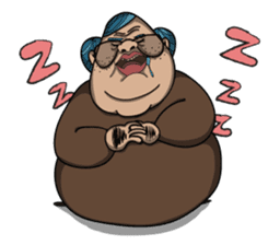 OJISAN from another world. sticker #474214