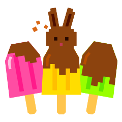 Chocolate Bunny Pulpy Summer
