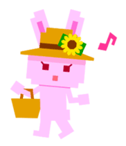 Chocolate Bunny Pulpy Summer sticker #474541