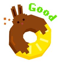 Chocolate Bunny Pulpy Summer sticker #474545