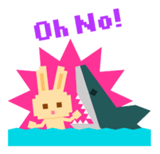 Chocolate Bunny Pulpy Summer sticker #474556