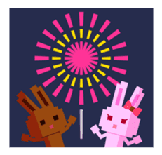 Chocolate Bunny Pulpy Summer sticker #474564