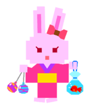 Chocolate Bunny Pulpy Summer sticker #474566