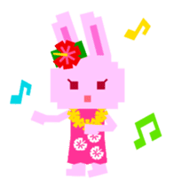 Chocolate Bunny Pulpy Summer sticker #474570