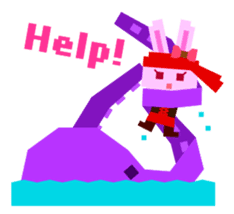 Chocolate Bunny Pulpy Summer sticker #474572