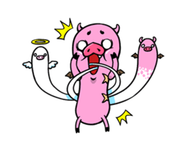 Pork D&A(devil and angel) sticker #474577