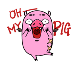 Pork D&A(devil and angel) sticker #474580