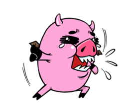 Pork D&A(devil and angel) sticker #474581