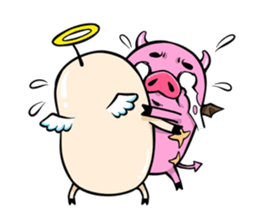 Pork D&A(devil and angel) sticker #474585