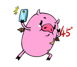 Pork D&A(devil and angel) sticker #474586