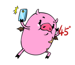 Pork D&A(devil and angel) sticker #474586