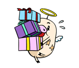 Pork D&A(devil and angel) sticker #474588