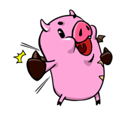 Pork D&A(devil and angel) sticker #474590