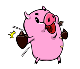 Pork D&A(devil and angel) sticker #474590