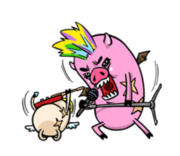 Pork D&A(devil and angel) sticker #474595