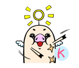 Pork D&A(devil and angel) sticker #474596