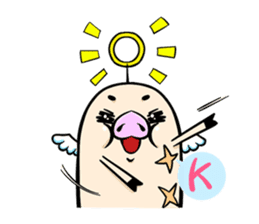 Pork D&A(devil and angel) sticker #474596