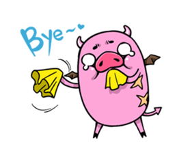 Pork D&A(devil and angel) sticker #474601