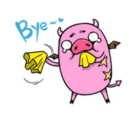 Pork D&A(devil and angel) sticker #474601