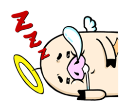 Pork D&A(devil and angel) sticker #474602