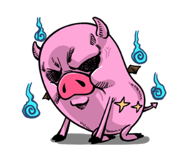 Pork D&A(devil and angel) sticker #474604