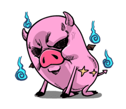 Pork D&A(devil and angel) sticker #474604