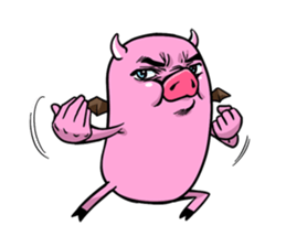 Pork D&A(devil and angel) sticker #474605
