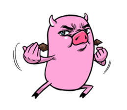 Pork D&A(devil and angel) sticker #474605