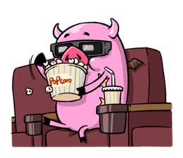 Pork D&A(devil and angel) sticker #474607