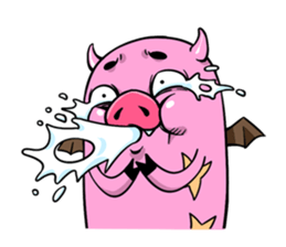 Pork D&A(devil and angel) sticker #474610