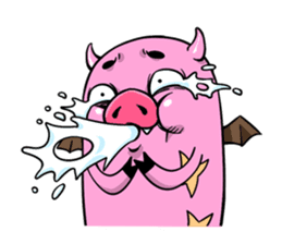 Pork D&A(devil and angel) sticker #474610