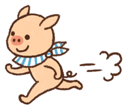 ANTON the piglet sticker #474890