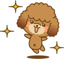 Kawaii Dog - Toy Poodle sticker #475297