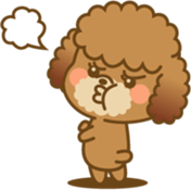 Kawaii Dog - Toy Poodle sticker #475309